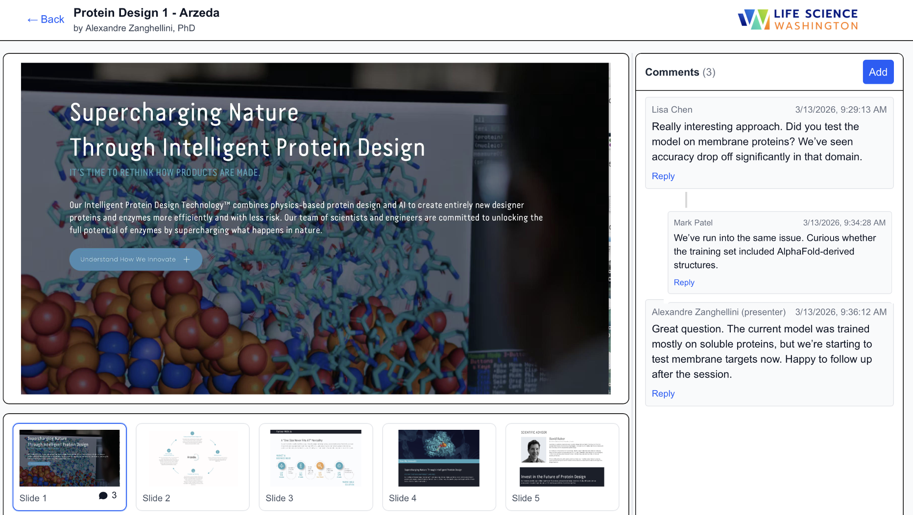 Scientific conference poster session